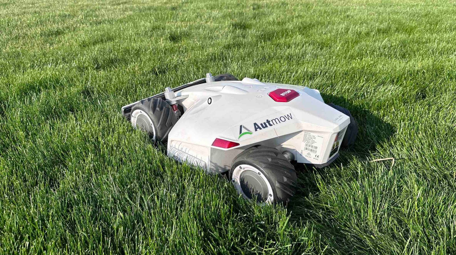 iPhone powered robot mower