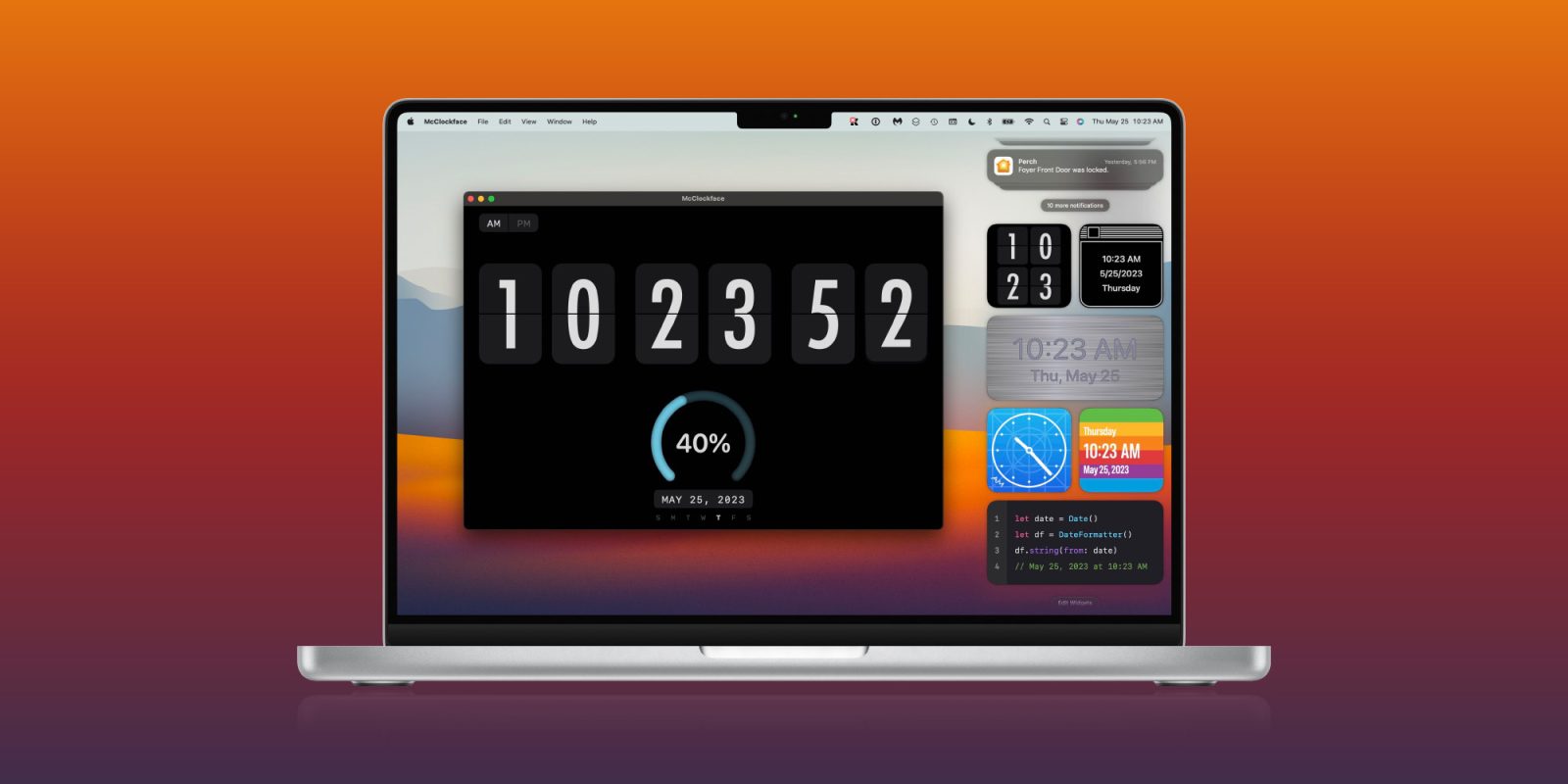 McClockface for Mac